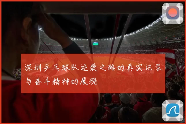 深圳乒乓球队逆袭之路的真实记录与奋斗精神的展现