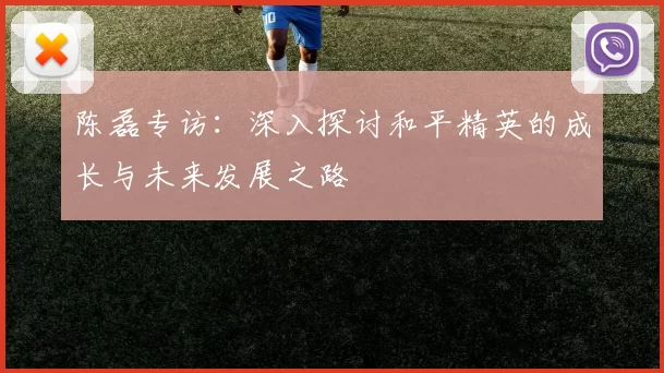 陈磊专访：深入探讨和平精英的成长与未来发展之路
