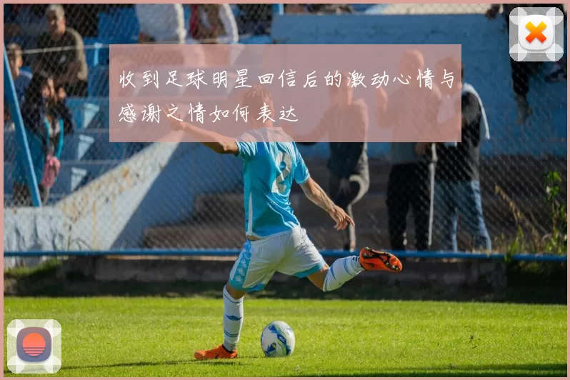 收到足球明星回信后的激动心情与感谢之情如何表达